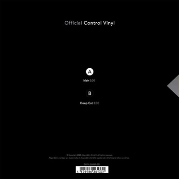 stokyo Algoriddim × stokyo / djay Control Vinyl 7 Black (DJAY7-001) 画像2