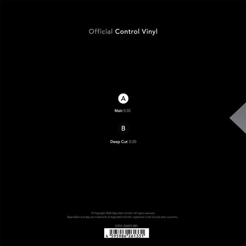 stokyo Algoriddim × stokyo / djay Control Vinyl 7 Black (DJAY7-001) 画像2