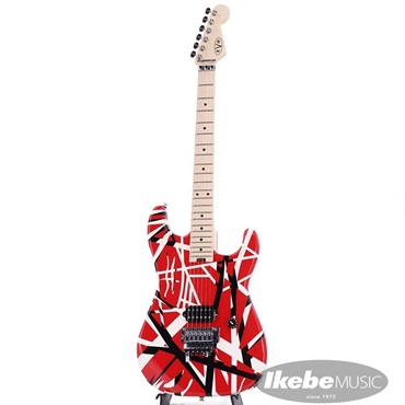 EVH Striped Series Red with Black Stripes 画像1