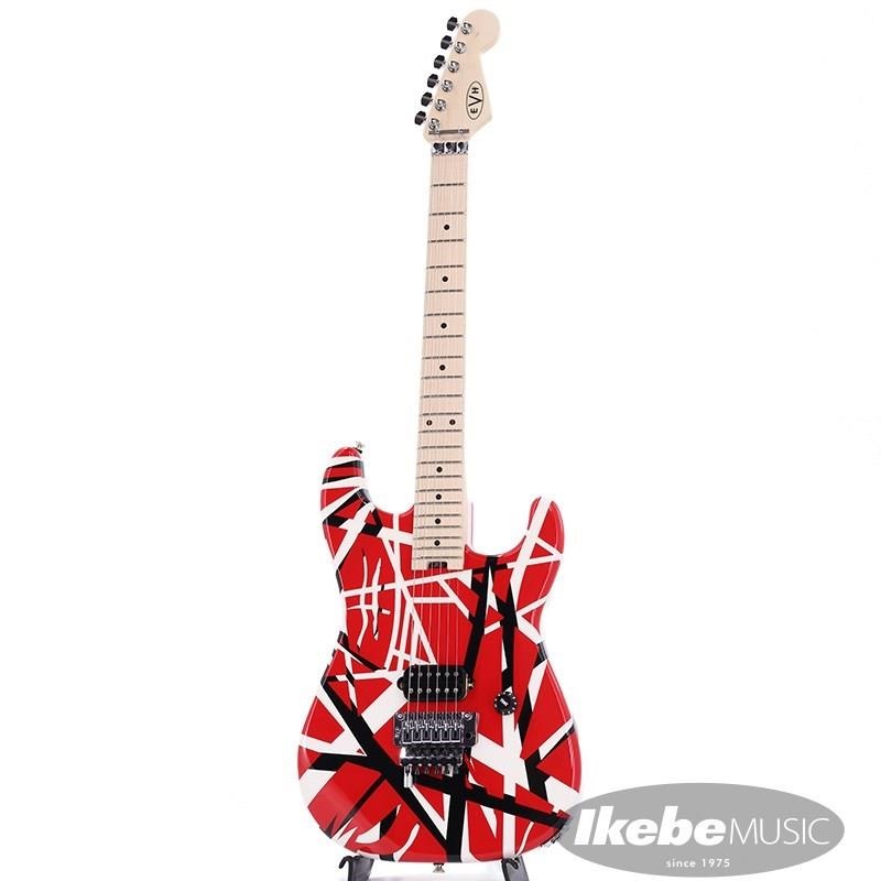 EVH Striped Series Red with Black Stripes 画像1