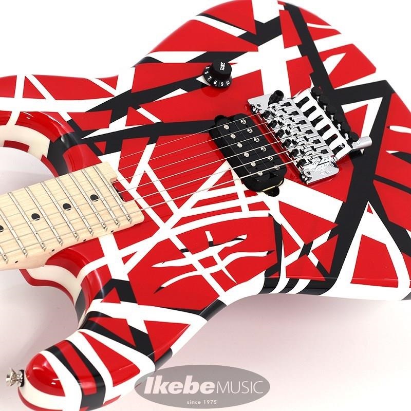 EVH Striped Series Red with Black Stripes 画像8