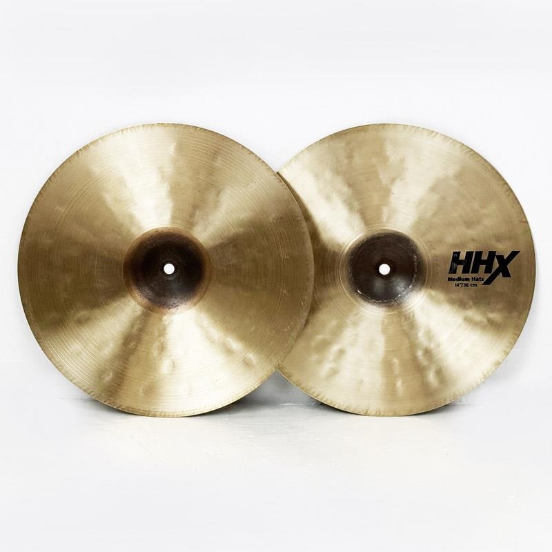SABIAN USED 中古 HHX Medium Hats 14 pair [HHX-14THH/14BHH] [Top 1010g/Bottom 1322g] 画像1