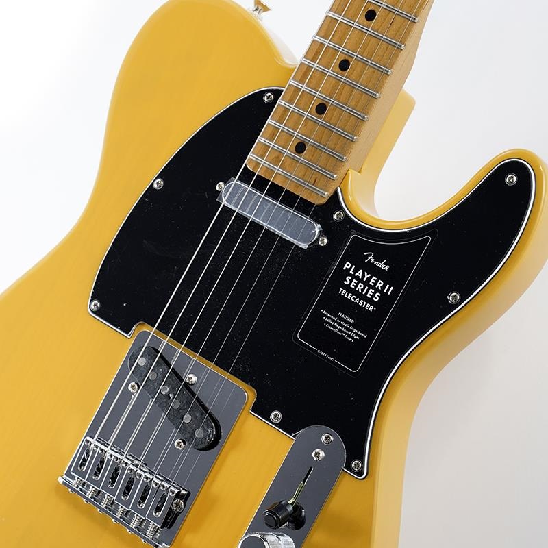 Fender MEX Limited Edition Player II Telecaster Roasted Maple Neck with Custom Shop Nocaster Tele Pickups (Butterscotch Blonde / Roasted Maple) 画像3