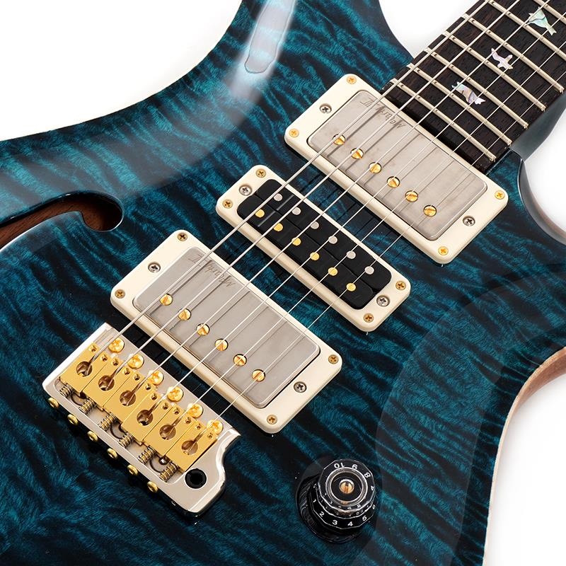 P.R.S. Ikebe 50th Anniversary Wood Library Special Semi-Hollow (Teal) SN.0401649 画像3