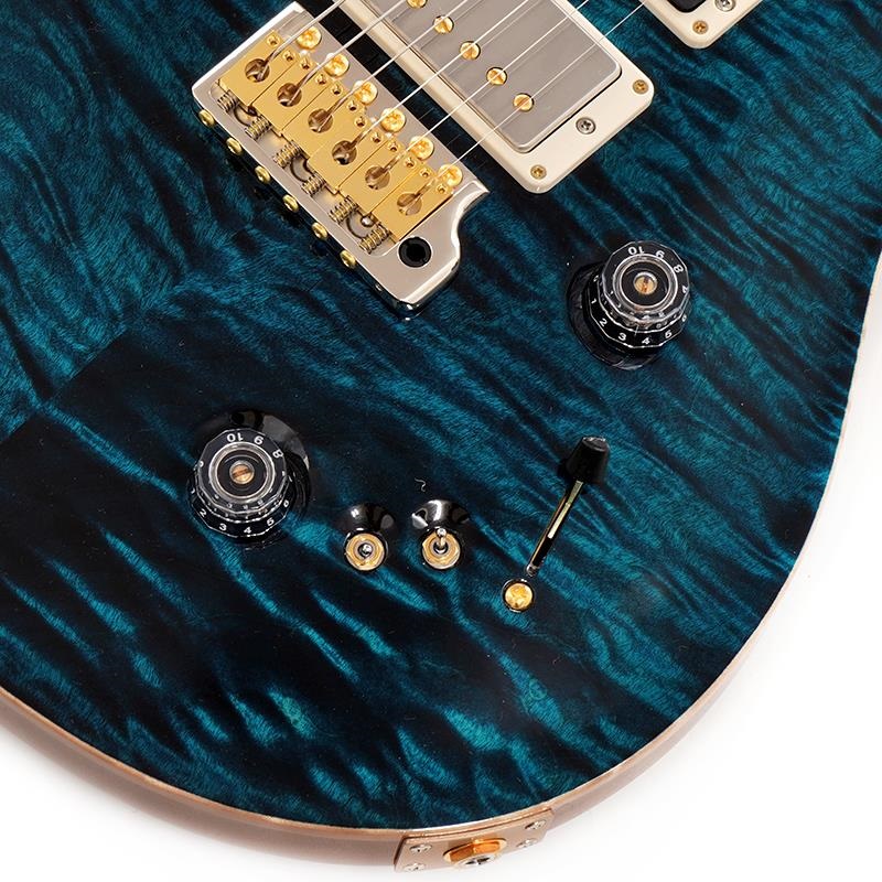 P.R.S. Ikebe 50th Anniversary Wood Library Special Semi-Hollow (Teal) SN.0401649 画像4