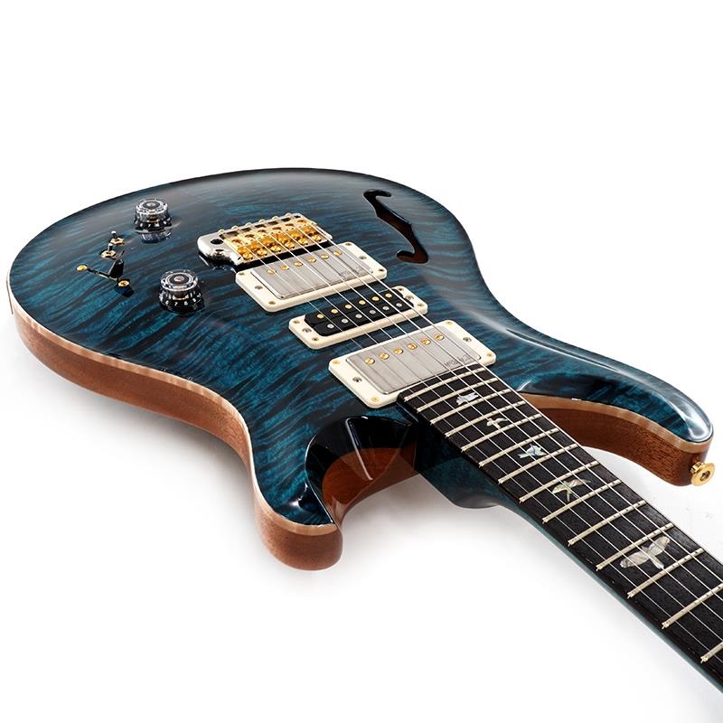 P.R.S. Ikebe 50th Anniversary Wood Library Special Semi-Hollow (Teal) SN.0401649 画像8