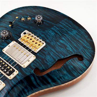 P.R.S. Ikebe 50th Anniversary Wood Library Special Semi-Hollow (Teal) SN.0401649 画像9