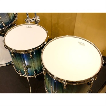 Pearl 【値下げしました！】Masters Maple/Gum 5pc Drum Set - Scuba Blue Over Black Limba w/Nickel Hardware【Pearlファクトリーツアー2024オーダー品】【店頭展示特価品】 画像6
