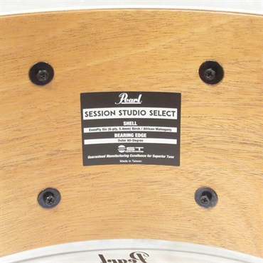 Pearl STS1465S/C #T25 [Session Studio Select 14''×6.5'' Snare Drum - Yellow Ash]【Pearlファクトリーツアー2024オーダー品】【店頭展示特価品】 画像8