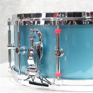 CANOPUS MTR-1465DH [Type-R BULLET Snare Drum 14''×6.5'' - Turquoise Metallic Lacquer]【店頭展示特価品】 画像2