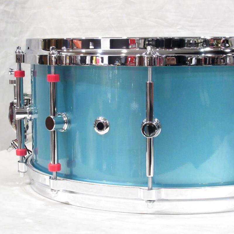 CANOPUS MTR-1465DH [Type-R BULLET Snare Drum 14''×6.5'' - Turquoise Metallic Lacquer]【店頭展示特価品】 画像3