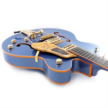 GRETSCH Professional Collection Falcon Hollow Body with String-Thru Bigsby Black（Cerulean Smoke／Ebony） 画像8