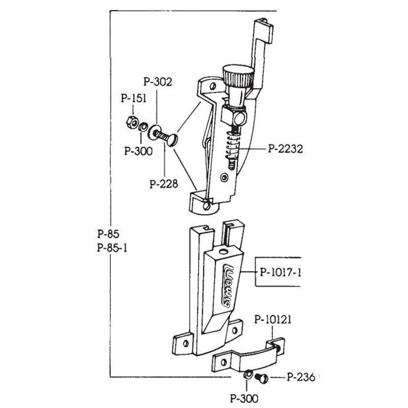 Ludwig P-236 [Clamp Bracket Screw / P-85ストレイナー用 / プラス頭]【在庫処分特価品】 画像1