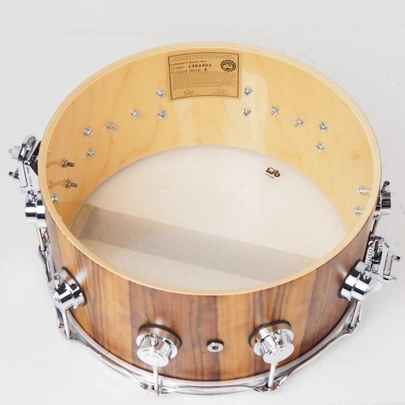 dw 【創業50周年大決算SALE】DRX66514SSC634 [Collector's Pure Maple Old Style VLT Shell 14×6.5 / Natural Hard Satin Over Vertical Tropical Olive] 【在庫処分特価品】 画像8