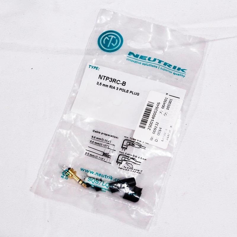unknown 【創業50周年大決算SALE】【在庫整理特価】NTP3RC-B(ノイトリック)(3.5mmステレオミニプラグ)(L型) 画像1