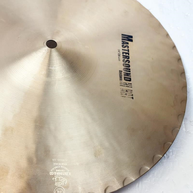 Zildjian USED 中古 K Zildjian Mastersound HiHat 14 pair [Top:1098g/Bottom:1396g] 画像9