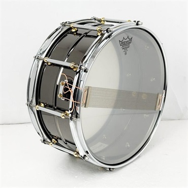 Pearl USED 中古 SensiTone Brass 14×6.5 Snare Drum 画像4
