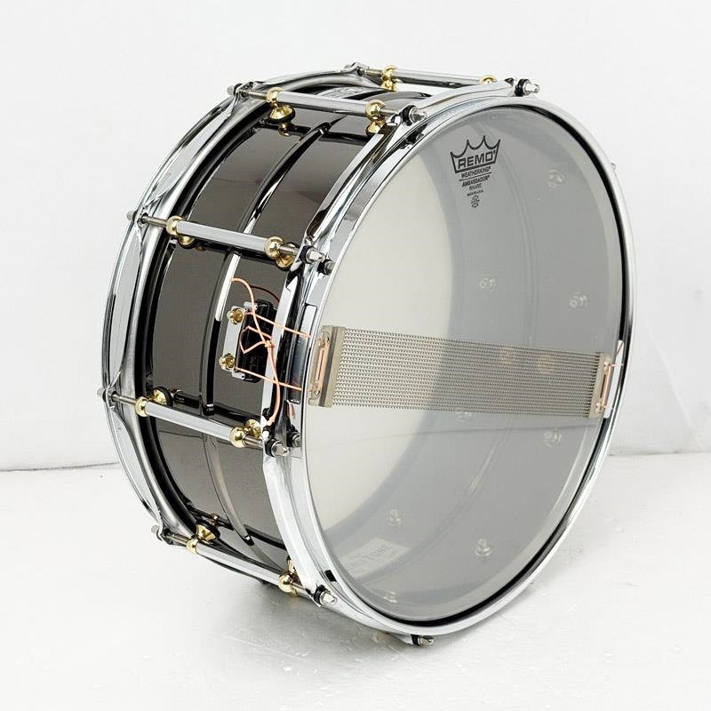 Pearl USED 中古 SensiTone Brass 14×6.5 Snare Drum 画像4