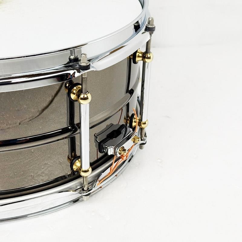 Pearl USED 中古 SensiTone Brass 14×6.5 Snare Drum 画像6
