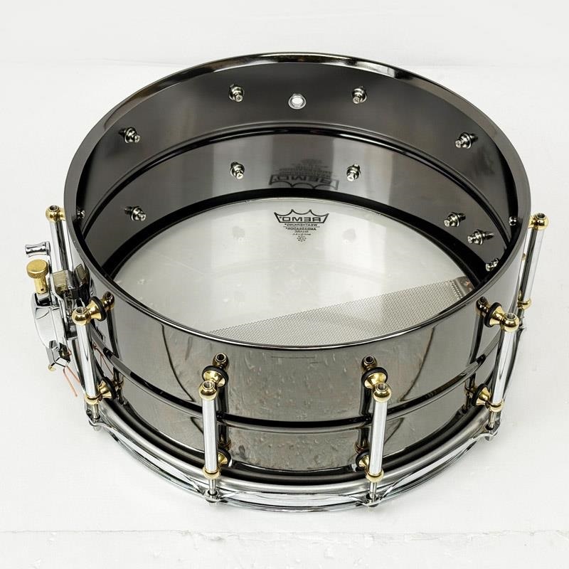 Pearl USED 中古 SensiTone Brass 14×6.5 Snare Drum 画像8