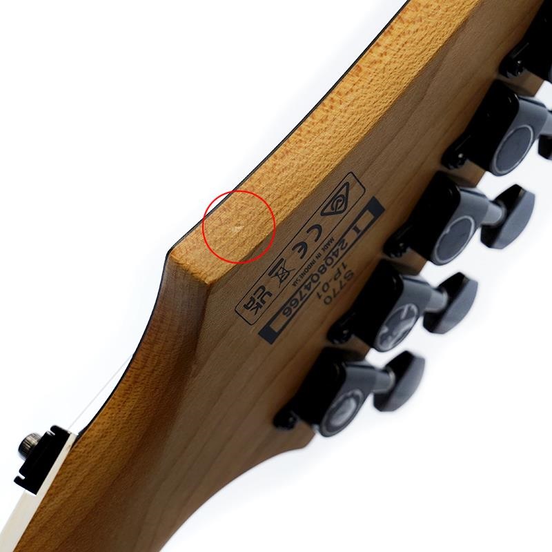 Ibanez S770-CZM (Cosmic Blue Frozen Matte) 【傷あり特価】 画像9