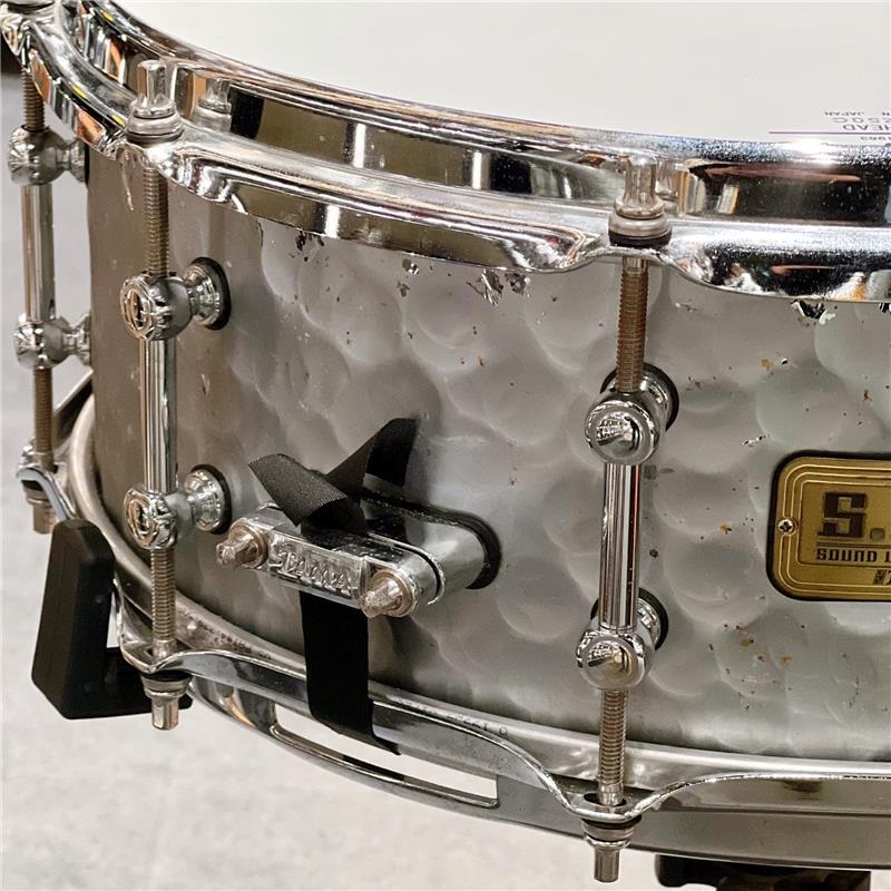 TAMA USED 中古 LST1455H [S.L.P. -Sound Lab Project- / Vintage Hammered Steel 14×5.5] 画像4