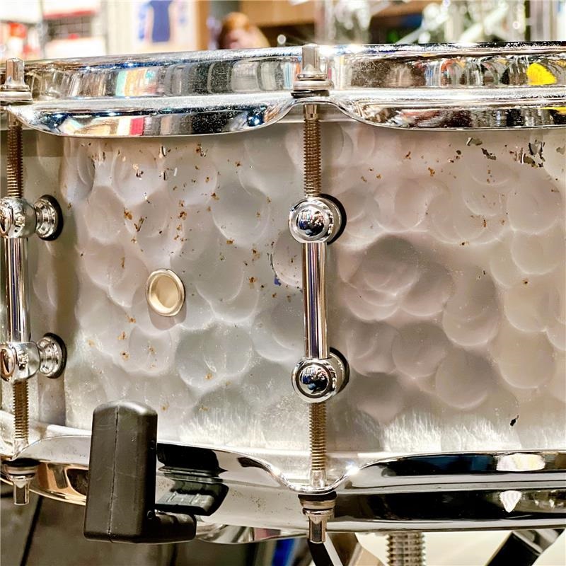 TAMA USED 中古 LST1455H [S.L.P. -Sound Lab Project- / Vintage Hammered Steel 14×5.5] 画像5