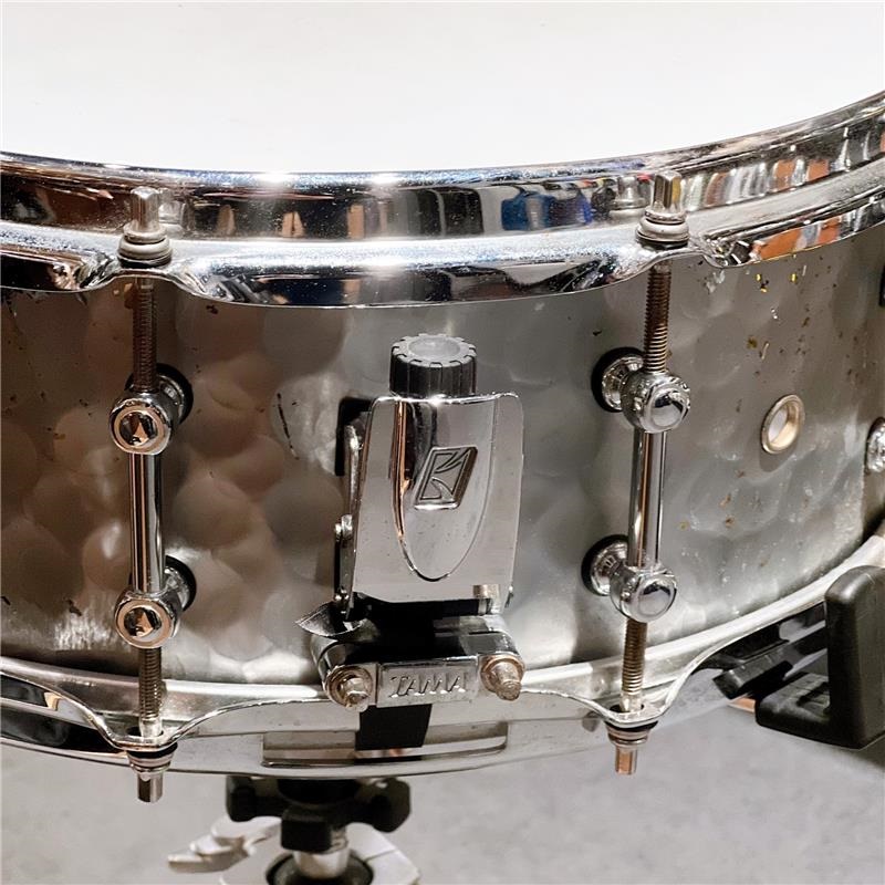 TAMA USED 中古 LST1455H [S.L.P. -Sound Lab Project- / Vintage Hammered Steel 14×5.5] 画像6