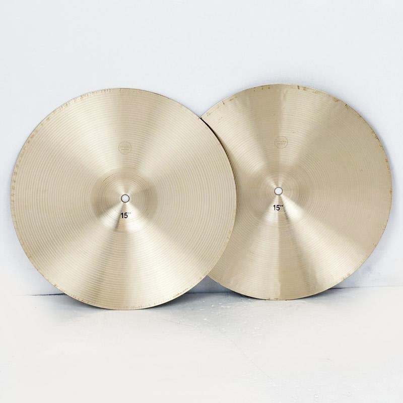 PAiSTe USED 中古 Formula 602 Classic Sounds Heavy HiHat 15 pair [Top 1236g/Bottom 1366g] 画像1