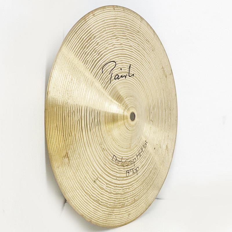 PAiSTe USED 中古 Signature The Paiste Line Dark Crisp HiHat 13 pair [Top 768g/Bottom 1206g] 画像3