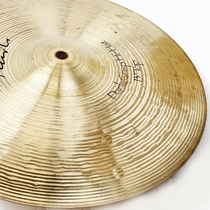 PAiSTe USED 中古 Signature The Paiste Line Dark Crisp HiHat 13 pair [Top 768g/Bottom 1206g] 画像4