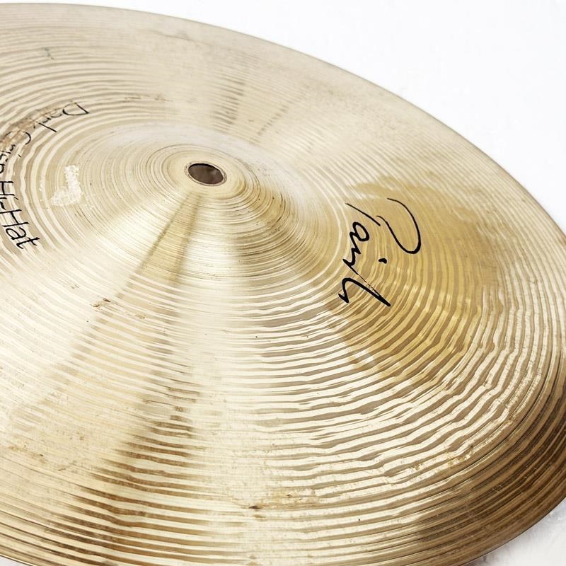 PAiSTe USED 中古 Signature The Paiste Line Dark Crisp HiHat 13 pair [Top 768g/Bottom 1206g] 画像5