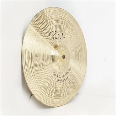 PAiSTe USED 中古 Signature The Paiste Line Dark Crisp HiHat 13 pair [Top 768g/Bottom 1206g] 画像7