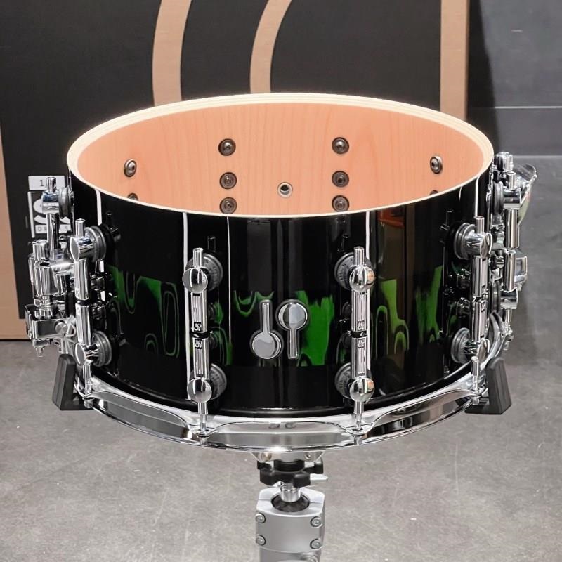 SONOR SQ2 System Snare Drum - Beech Heavy 14×7 - Green Tribal Stripe 【特注品】【店頭展示特価品】 画像3