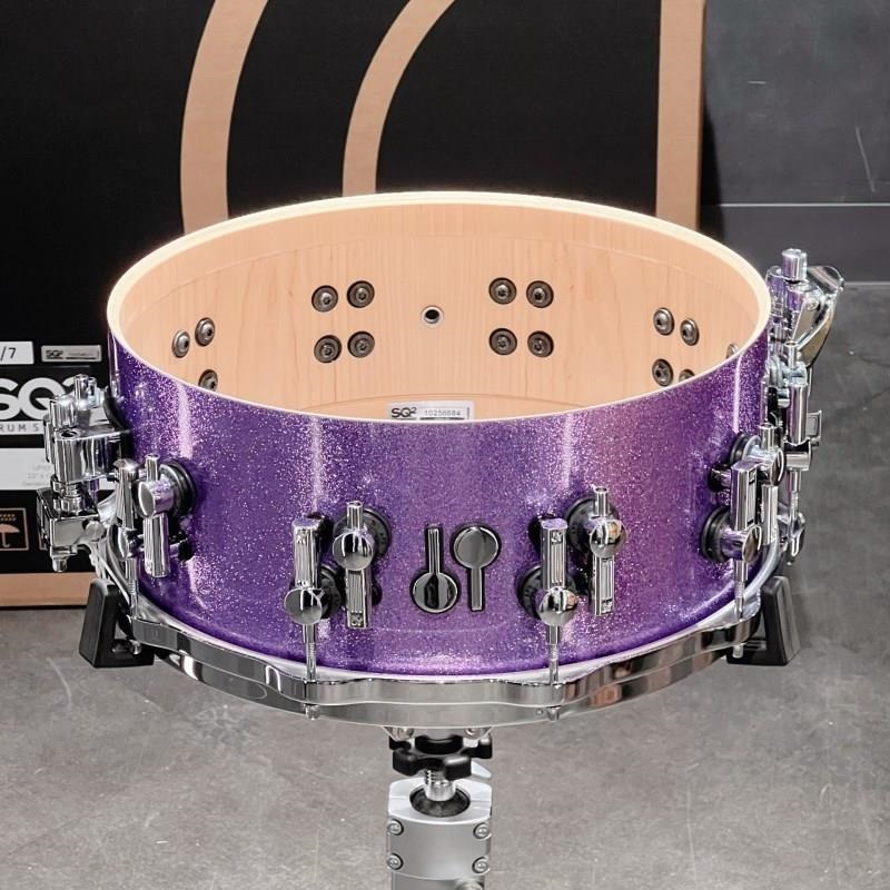 SONOR SQ2 System Snare Drum - Maple Vintage 14×6 - Amethyst Sparkle 【特注品】【店頭展示特価品】 画像3