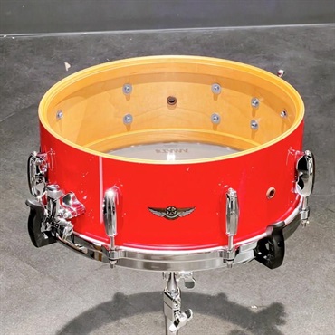 dw DRVD6514SVNBK [Collector's Satin Black Over Brass Snare