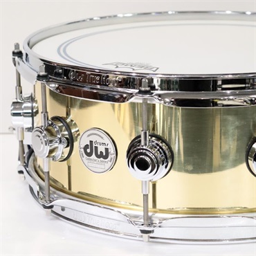 dw USED 中古 DRVN5514SPC [Collector's Series Polished Brass Snare Drum 14''×5.5'']【セミハードケース付属】 画像1