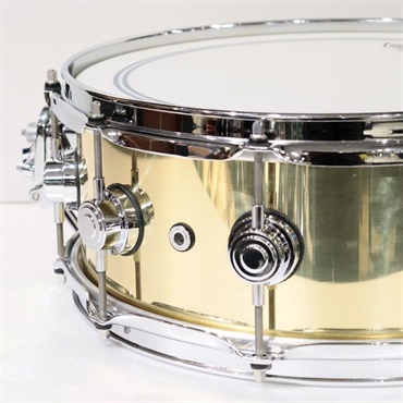 dw USED 中古 DRVN5514SPC [Collector's Series Polished Brass Snare Drum 14''×5.5'']【セミハードケース付属】 画像3