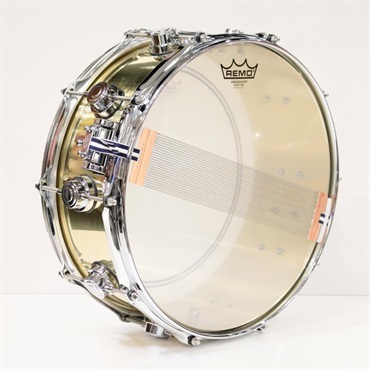 dw USED 中古 DRVN5514SPC [Collector's Series Polished Brass Snare Drum 14''×5.5'']【セミハードケース付属】 画像6