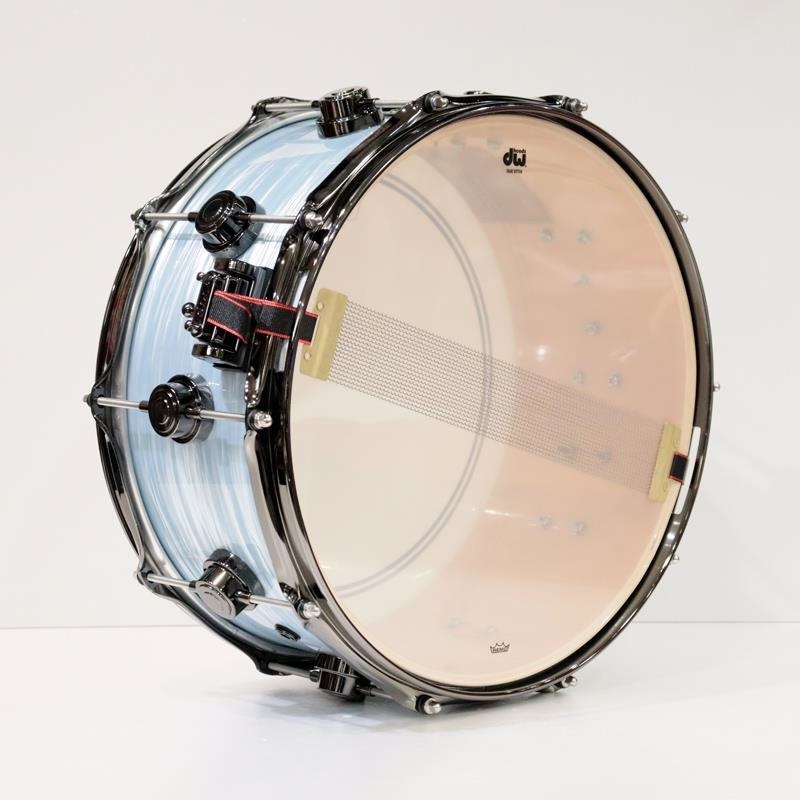 dw USED 中古 JM1465SD/FP-PBOY/N [Collector's Jazz Series Maple/Gum 14''×6.5'' - Pale Blue Oyster Finish Ply]【SKBケース付属】 画像6