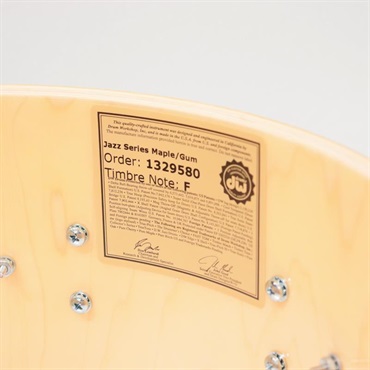 dw USED 中古 JM1465SD/FP-PBOY/N [Collector's Jazz Series Maple/Gum 14''×6.5'' - Pale Blue Oyster Finish Ply]【SKBケース付属】 画像8