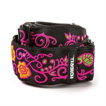 Dunlop (Jim Dunlop) JH22 JIMI HENDRIX BLACKLIGHT MONTEREY PINK STRAP 画像1