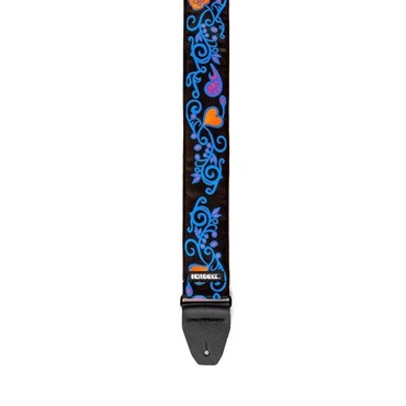 Dunlop (Jim Dunlop) JH24 JIMI HENDRIX BLACKLIGHT MONTEREY BLUE STRAP 画像2