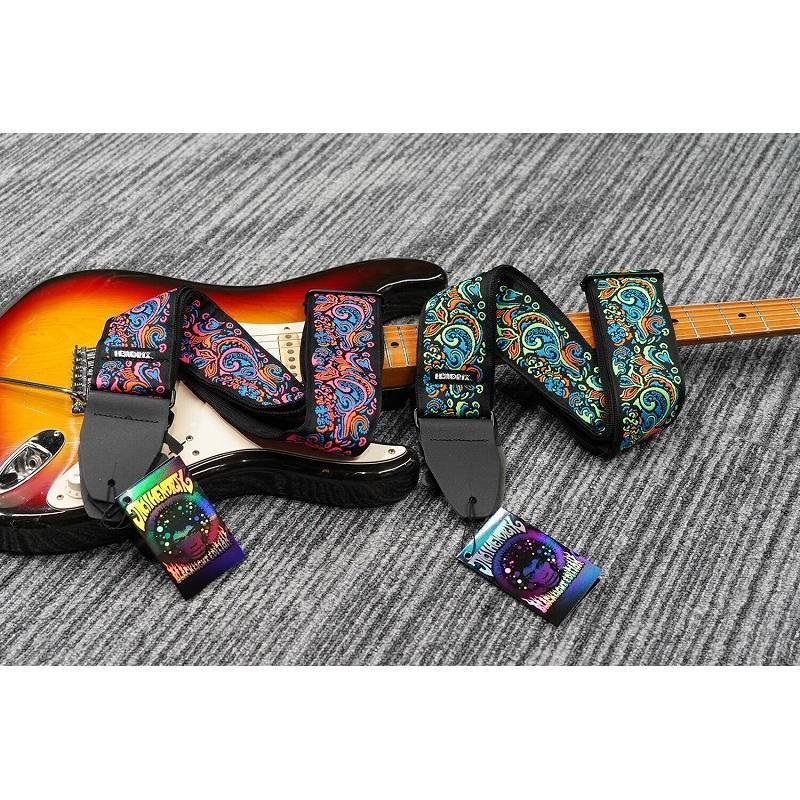 Dunlop (Jim Dunlop) JH28 JIMI HENDRIX BLACKLIGHT LOVE DROPS PINK STRAP 画像3