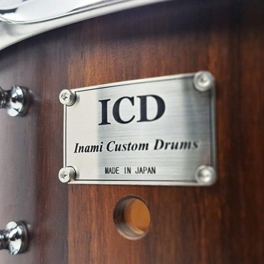 Inami Custom Drums 【ブラックフライデーセール】ICD Rose/Birch Mix Stave Snare Drum 14×5.5【MADE IN JAPAN】【店頭展示特価品】 画像2
