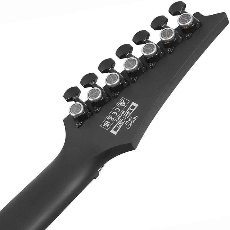 Ibanez 【6月18日入荷予定】 IRON LABEL RGDRB71-BKF (Black Flat) [SPOT MODEL] 画像5