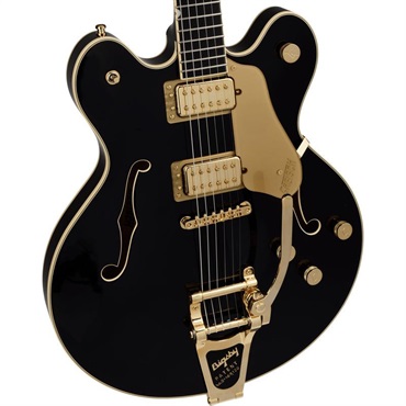 GRETSCH Professional Collection Broadkaster LX Center Block with String-Thru Bigsby （Black／Ebony） 画像3