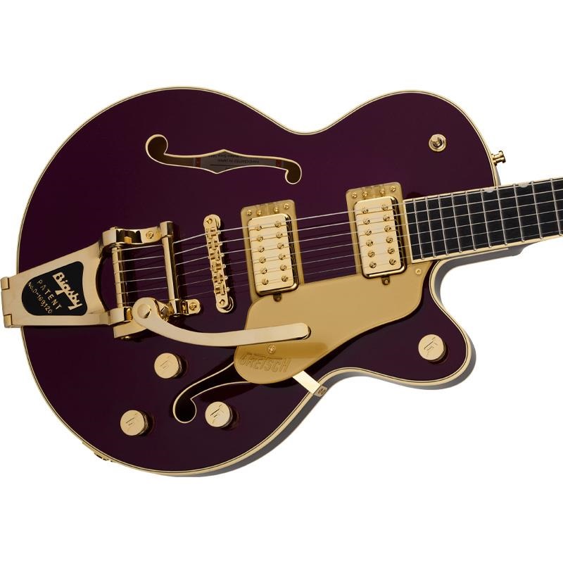 GRETSCH Professional Collection Broadkaster Jr. LX Center Block with String-Thru Bigsby （Blackberry／Ebony） 画像2
