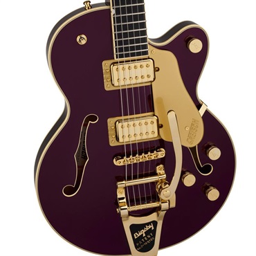 GRETSCH Professional Collection Broadkaster Jr. LX Center Block with String-Thru Bigsby （Blackberry／Ebony） 画像3