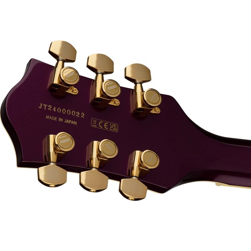 GRETSCH Professional Collection Broadkaster Jr. LX Center Block with String-Thru Bigsby （Blackberry／Ebony） 画像5